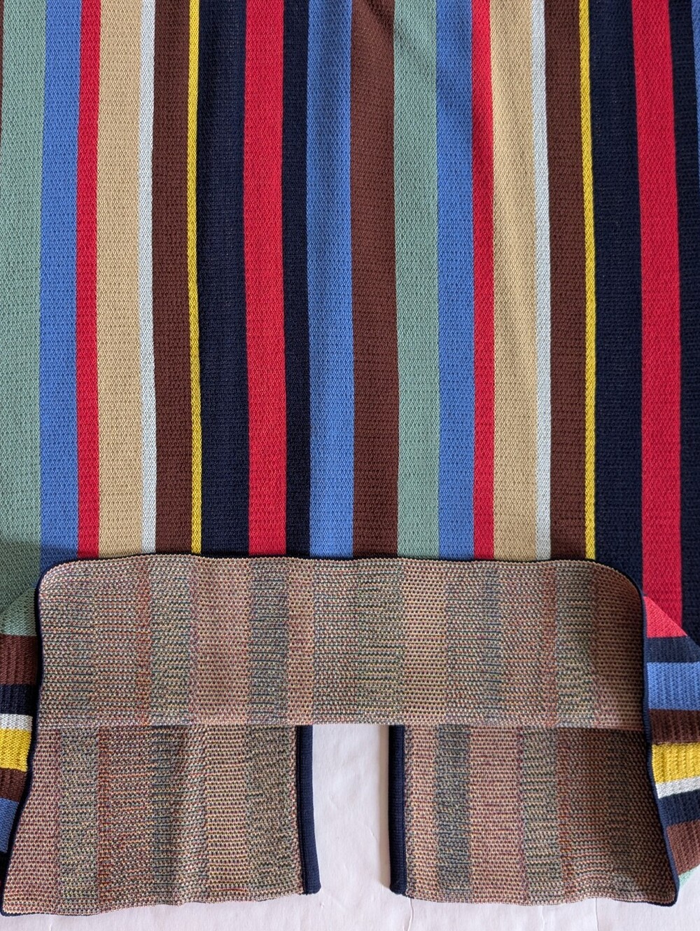 STAUD Striped Midi Skirt Size Medium - Picture 5 of 7